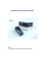 Preview for 1 page of Samsung URP-SU110 Quick Reference Manual