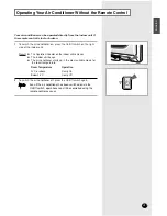 Preview for 21 page of Samsung US09W8WB Owner'S Instructions Manual