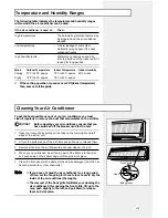 Preview for 19 page of Samsung US12D2VE Owner'S Instructions Manual