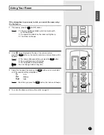 Предварительный просмотр 13 страницы Samsung UST18SJGB Owner'S Instructions Manual