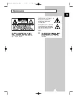 Preview for 3 page of Samsung UW-17J11VD Bedienungsanleitung