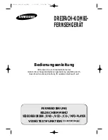 Preview for 1 page of Samsung UW-17J11VD (German) Bedienungsanleitung