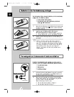 Preview for 10 page of Samsung UW-17J11VD (German) Bedienungsanleitung