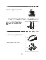 Предварительный просмотр 7 страницы Samsung VAC-7049B Operating Instructions Manual