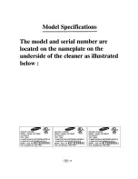 Preview for 10 page of Samsung VAC-9069G Operating Instructions Manual