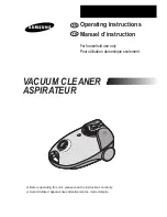 Samsung VAC6013R Operating Instructions Manual preview