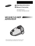 Preview for 1 page of Samsung VAC6013R Operating Instructions Manual