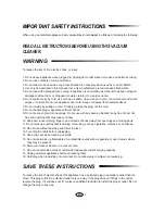 Предварительный просмотр 2 страницы Samsung VAC6013R Operating Instructions Manual