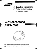 Samsung VAC6313G Operating Lnstructions preview