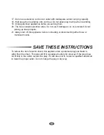 Предварительный просмотр 3 страницы Samsung VAC8913EP Operating Instructions Manual