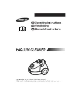 Samsung VC-5814 Operating Instructions Manual preview