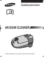 Предварительный просмотр 1 страницы Samsung VC-7615 Operating Instructions Manual