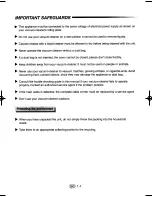 Preview for 2 page of Samsung VC-7715V Operating Instructions Manual