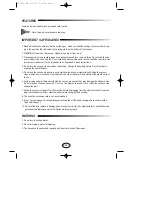 Предварительный просмотр 2 страницы Samsung VC-8920V Operating Instructions Manual