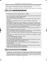 Preview for 2 page of Samsung VC-U366 Operating Instructions Manual