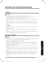 Предварительный просмотр 37 страницы Samsung VC07M3130V1 User Manual