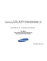 Preview for 2 page of Samsung Verizon GALAXY STRATOSPHERE II User Manual