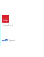 Предварительный просмотр 1 страницы Samsung Verizon GUSTO 3 User Manual