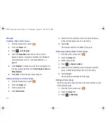 Preview for 70 page of Samsung Vibrant User Manual
