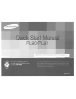 Предварительный просмотр 1 страницы Samsung Vluu PL90 Quick Start Manual