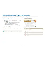 Предварительный просмотр 99 страницы Samsung VLUU ST80 (Spanish) Manual Del Usuario