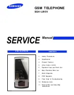 Samsung Vodafone SGH-L810V Service Manual preview