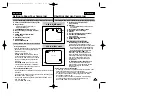 Предварительный просмотр 19 страницы Samsung VP-D200 Owner'S Instruction Manual