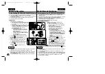 Предварительный просмотр 64 страницы Samsung VP-D200 Owner'S Instruction Manual