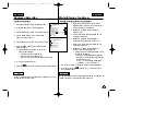 Предварительный просмотр 65 страницы Samsung VP-D200 Owner'S Instruction Manual