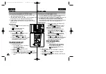 Предварительный просмотр 72 страницы Samsung VP-D200 Owner'S Instruction Manual