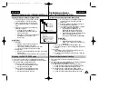 Предварительный просмотр 85 страницы Samsung VP-D200 Owner'S Instruction Manual