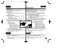 Предварительный просмотр 69 страницы Samsung VP-D30(i) Owner'S Instruction Book