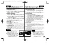 Preview for 83 page of Samsung VP-D300 Owner'S Instruction Book