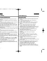 Предварительный просмотр 18 страницы Samsung VP-D371W(i) Owner'S Instruction Book