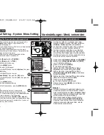 Preview for 28 page of Samsung VP-D371W(i) Owner'S Instruction Book