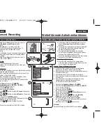 Preview for 47 page of Samsung VP-D371W(i) Owner'S Instruction Book