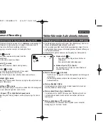 Preview for 48 page of Samsung VP-D371W(i) Owner'S Instruction Book