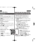 Preview for 50 page of Samsung VP-D371W(i) Owner'S Instruction Book