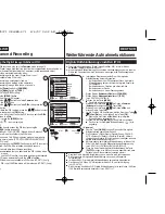 Preview for 56 page of Samsung VP-D371W(i) Owner'S Instruction Book