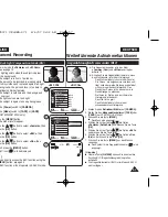 Preview for 57 page of Samsung VP-D371W(i) Owner'S Instruction Book