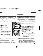 Preview for 63 page of Samsung VP-D371W(i) Owner'S Instruction Book