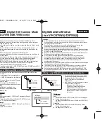 Preview for 73 page of Samsung VP-D371W(i) Owner'S Instruction Book