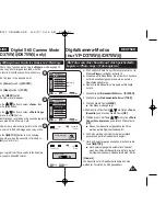 Preview for 87 page of Samsung VP-D371W(i) Owner'S Instruction Book