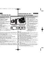 Preview for 92 page of Samsung VP-D371W(i) Owner'S Instruction Book