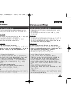 Preview for 101 page of Samsung VP-D371W(i) Owner'S Instruction Book