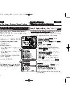 Предварительный просмотр 24 страницы Samsung VP-D375W Owner'S Instruction Manual