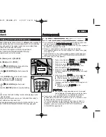 Предварительный просмотр 63 страницы Samsung VP-D375W Owner'S Instruction Manual