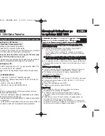 Предварительный просмотр 91 страницы Samsung VP-D375W Owner'S Instruction Manual