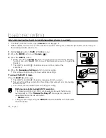 Preview for 40 page of Samsung VP-D381 User Manual