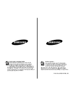 Preview for 117 page of Samsung VP-D381I User Manual